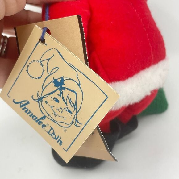 Vintage Annalee Dolls Santa with Sack Painted Face 1970s - Picture 4 of 5